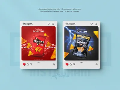 Doritos Chips Banner | Social Media Post Design ad advertiging branding chips cover design facebook ad facebook post flyer graphic design instagram ad instagram post potato shot social media ad banner social media banner social media post design template ui web banner