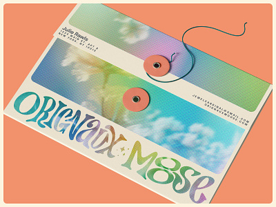 OrignauxMoose - Branding - Print Mockups branding colorful lettering mailing mockups personal print rainbow stickers tshirt