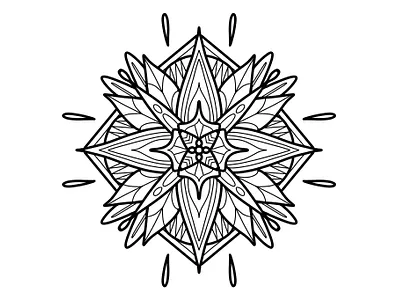 Mandala V art artwork design digital art drawing geometric illustration ink inking mandala pattern sketch