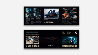 RIMAC leaflet cars graphic design print design rimac