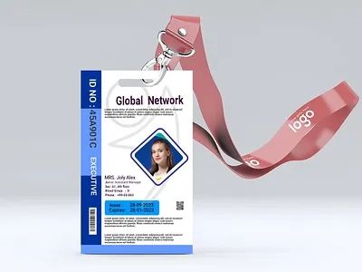 ID Card Design ai app branding design graphic design id illustration logo ui vector