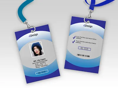 ID Card Design ai app branding design graphic design id illustration logo typography ui ux vector