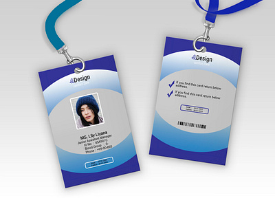 ID Card Design ai app branding design graphic design id illustration logo typography ui ux vector