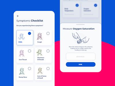 COVID Tracing and reporting app covid self care symptoms tracing