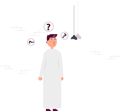 wondering Character adobe illustrator arabic character art character design color design flat design graphic design illus illustration vector vetors