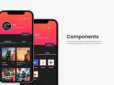 Vr gaming app app apps branding color colours crypto design game games illustration mobile nft system ui user interface ux vector vr