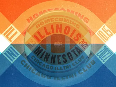 2022 Homecoming Pin football homecoming illini illinois