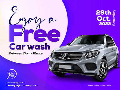 Free Car Wash - Design branding car design car flyer design car wash car wash design design e flyer event design flyer design free car wash free car wash design graphic design poster print design typography
