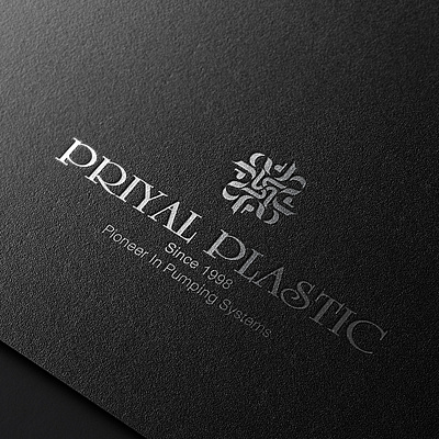 Priyal Plastic Brand Logo Design | WebsManiac Inc. logo logo design logo designer logo designing logo designs websmaniac