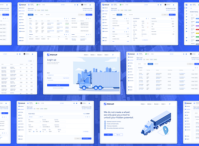 Logistic Management System dashboard