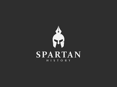 SPARTAN HISTORY Logo Idea! branding design dual meaning graphic design history icon illustration logo logo ideas logo inspirations logofolio logotype spartan symbol vector