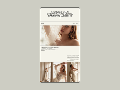 Eva Lendel Blog Page article blog clean design intelligent minimal nude trends ui ux web webdesign website wedding