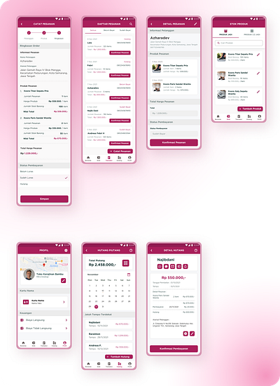 UI & UX Case Study Krealogi : Customer Relationship Management ui