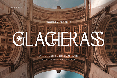 Glacherass - Modern Serif Typeface apparel branding design display elegant illustration logo modern poster quotes ui