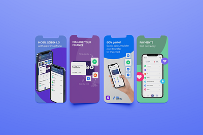 Appstore Screens for Finance App app appstore clean design finance fresh interface modern onboarding screens ui ux walkthrough