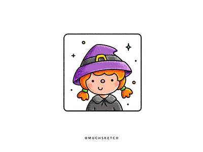 Little witch 🧙‍♀️ affinity designer character design costume cute flat ghost girl character halloween holiday icon illustration illustrator monster potions procreate spooky trick or treat vector witch witch hat