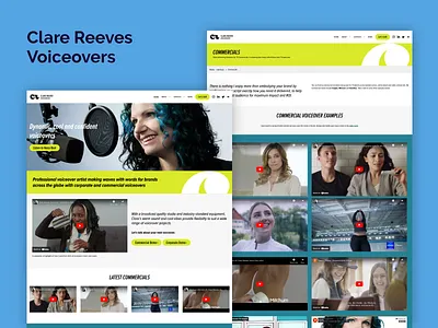 Clare Reeves Voiceovers gutenberg technical seo voiceover artist web development wordpress