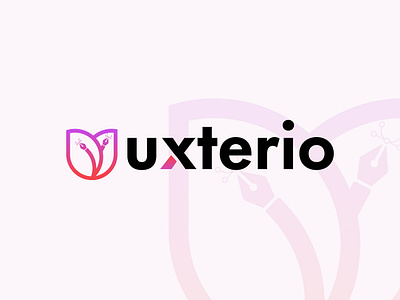 Uxterio Logo Design design logo logo design