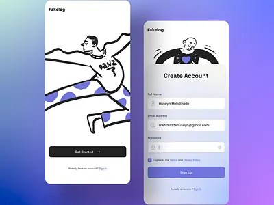 Create an account app app ui create create an account get started graphic design illustration login login page logo onboarding register sign in sign up sign up app sign up page ui ux web