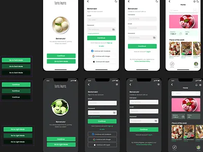 Tutti Frutti Food App app design ui ux