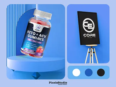KETO + ACV GUMMIES – Bold & Modern Design | By PixelsStudio