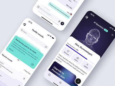 Ask Medica ai aiassistant chatbotdesign dermatologyai design digitalhealth logo medicalchatbot medicalrecords medicinexai medtech modernux onlineconsultation patientcare personalhealth smartdiagnosis ui user experience ux uxui