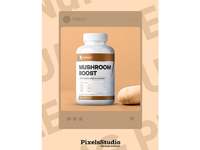 MUSHROOM BOOST – Clean & Modern Design | By PixelsStudio