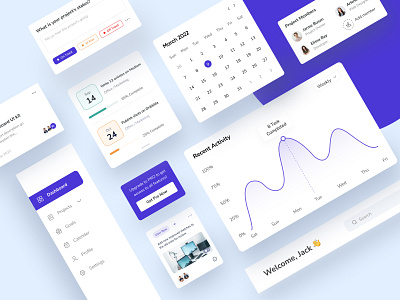 SaaS ui element: Design Concept branding dashboard design design concept design system illustration saas typography ui ui components ux vector