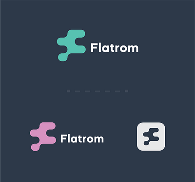 Flatrom (F Latter Logo) Logo Design banrd branding business logo creative logo design graphic design logo logo design logo maker logotype luxury logo minimal minimalist logo vector
