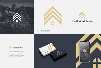 Logo Design | The Shariati Team branding home house house logo icon logo logo and branding logo design logo estate logodesign real estate real estate logo