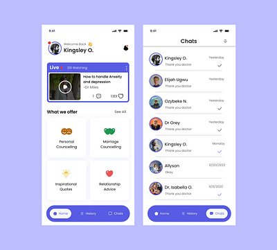 Terapy booking app for HealthWise