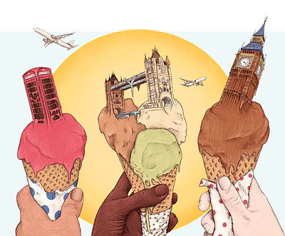 August artwork digital painting drawing editorial illustration graphic design illustration magazine painting