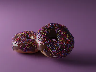 3D Donuts 3d art artwork digital digitalart illustration