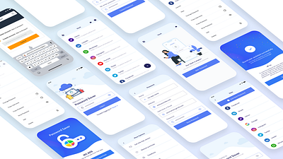 Password Saver app design app logo