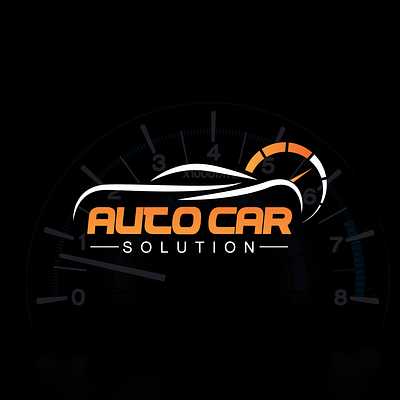 Unique Car Solution Logo branding businesslogo carlogo graphic design logo