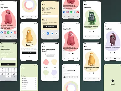 Case Study Concept Design animation app application branding case study design figma graphic design icon illustration ios logo minimalist mobile mobile app ui uiux ux vector