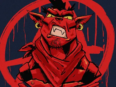 Anarquista anarchist anarquista character design comic cortex drawing illustration pahito