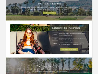 Luxury RV Resort Website