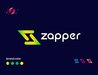 Modern Z logo Design software logo