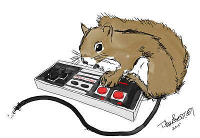 Nuts for Games comic doodle illustration illustrations