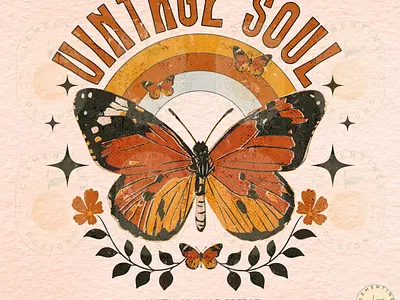 Vintage Soul PNG - Sublimation Download app branding design graphic design illustration logo typography ui ux vector
