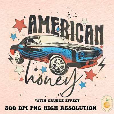 American honey PNG - Sublimation Downloads app branding design graphic design illustration logo typography ui ux vector