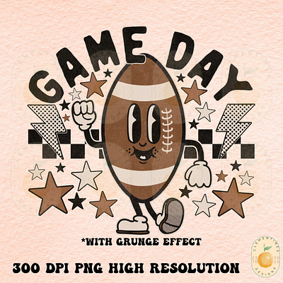 Game Day PNG - Fall Sublimation Design app branding design graphic design illustration logo typography ui ux vector