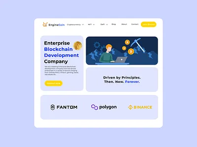 EngineCoin app branding design graphic design illustration logo typography ui ux vector