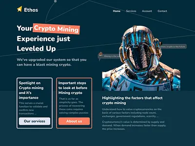 Crypto web landing page 3d animation app branding design graphic design illustration logo motion graphics productdesign ui ux uxresearch vector