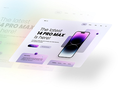 iPhone 14 Hero Image Design app apple applebrand appleiosaap branding clean gradient ios iphone iphone14promax max minimal minimalist modern pro ui userexperience userinterface ux