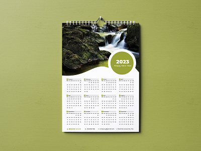 Wall Calendar 2023 Template Design 2023 2023 calendar 2023 wall calendar 2024 branding business card calendar calendar design calendar design 2023 calendar template design graphic design graphicsobai logo office calendar design popular print wall calendar 2023