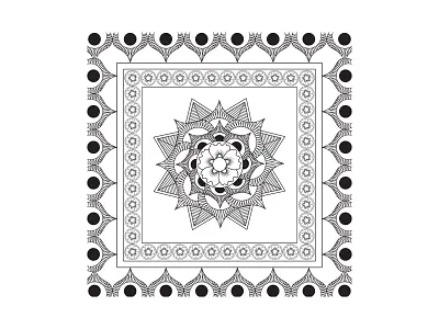 Luxury Mandala Design Pattern artwork. invitation