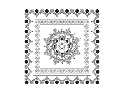 Luxury Mandala Design Pattern artwork. invitation