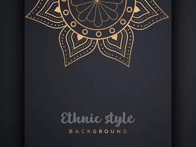 Luxury Mandala Design Pattern artwork invitation wedding